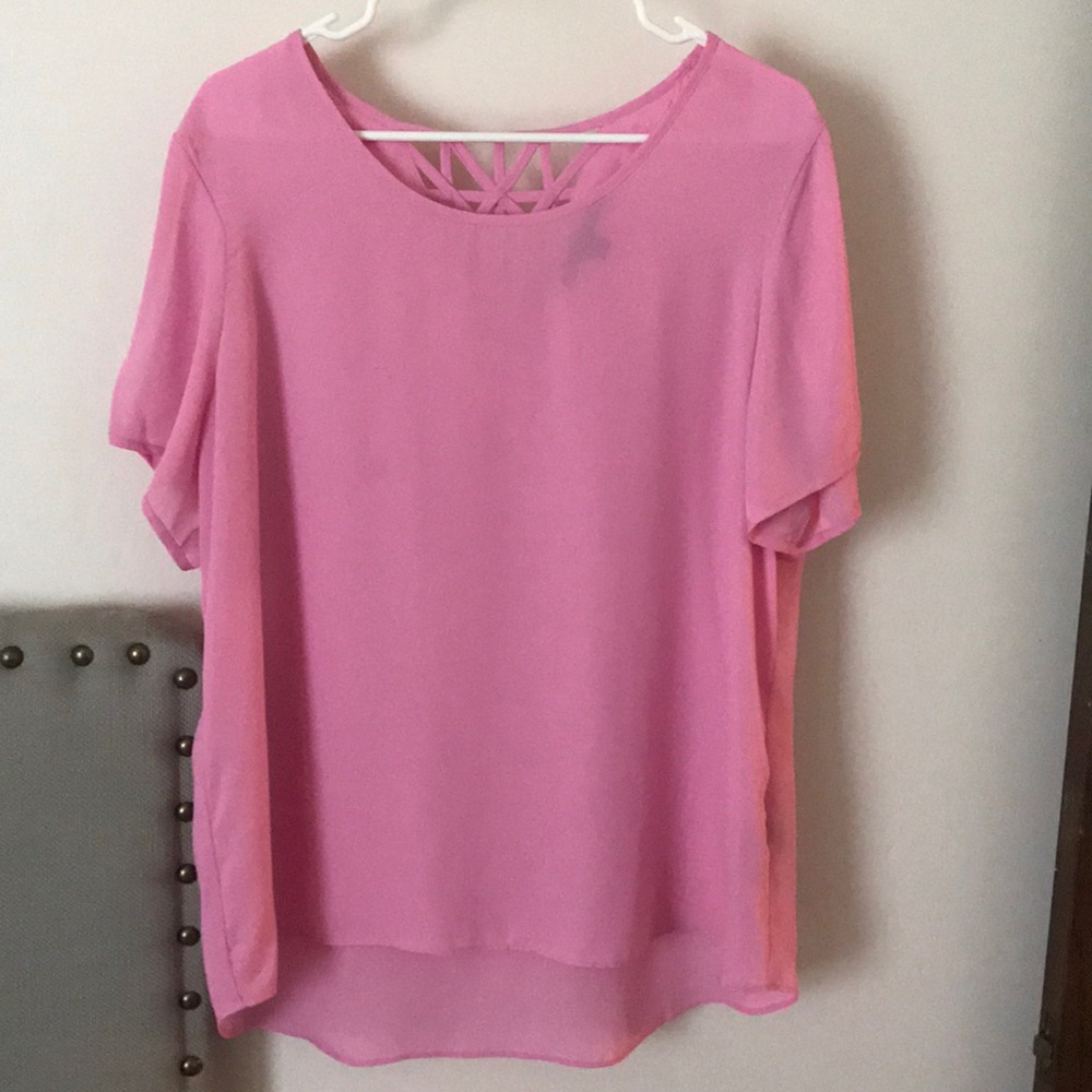 Pink blouse